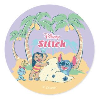 Lilo & Stitch Island Adventure Classic Round Sticker
