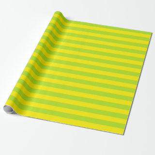 Lime Green and Yellow Stripes