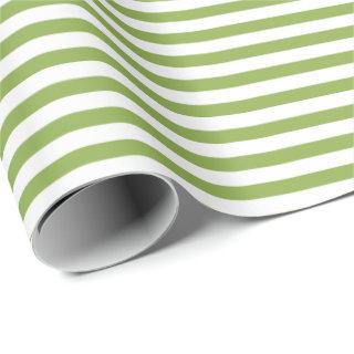 Lime Green | White Stripe