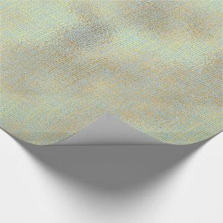 Linen Texture Gold Water Blue  Minimal