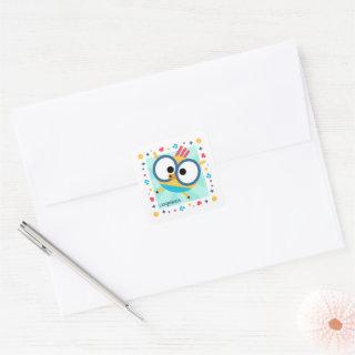 Lingokids Party with Billy Square Sticker