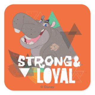 Lion Guard | Strong & Loyal Beshte Square Sticker