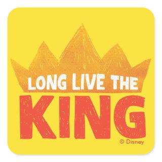 Lion King | Long Live The King Square Sticker