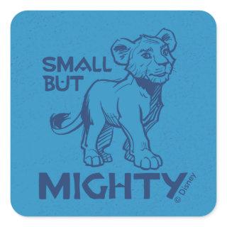 Lion King | Young Simba Sketch Square Sticker