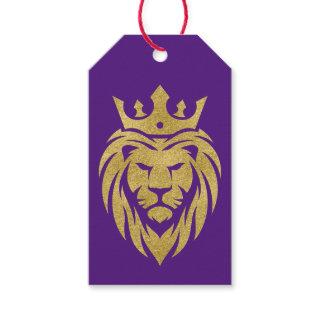 Lion With Crown - Gold Style 3 Gift Tags