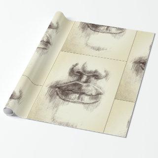 Lips & Nose Pencil Drawing