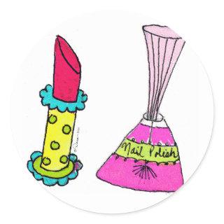 Lipstick & Nail Polish Stickers
