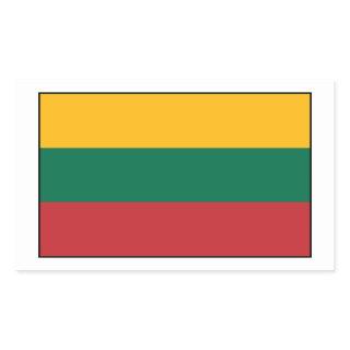 Lithuania  - Lithuanian Flag Rectangular Sticker