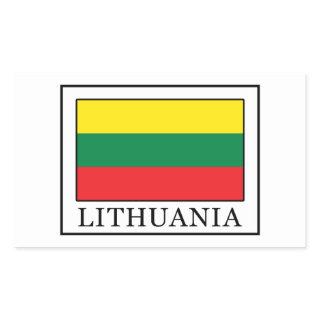 Lithuania Rectangular Sticker