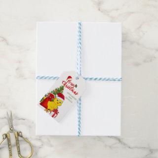 Little Baby Chicken Christmas Gift Tags