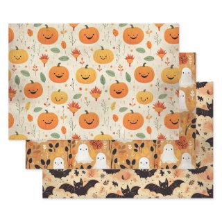 Little Boo Halloween Pattern Baby Shower   Sheets