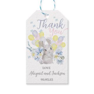 Little bunny is on the way favor tag. gift tags