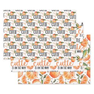 LITTLE CUTIE BABY SHOWER PATTERN  SHEETS