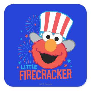 Little Firecracker Elmo Square Sticker