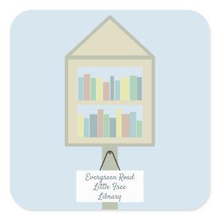 Little Free Library Personalized Stickers