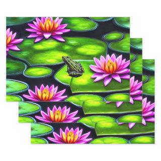 Little Frog on Lily Pad  Sheets