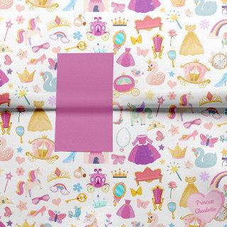 Little Girl Pretty Princess Fairy Tale Pattern Tissue Paper