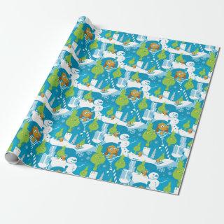 Little Grinch | Merry Grinchmas Teal Pattern