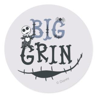 Little Jack Skellington - Big Grin Classic Round Sticker