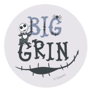 Little Jack Skellington - Big Grin Classic Round Sticker