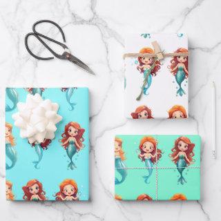 Little Mermaids Under the Sea Gift  Sheets