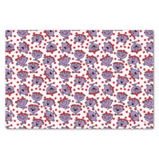 Little Miss Bad | Red Polka Dot Pattern Tissue Paper