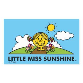 Little Miss Sunshine | Back To Nature Rectangular Sticker