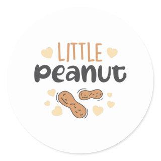 Little Peanut Baby Classic Round Sticker