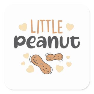 Little Peanut Baby Square Sticker