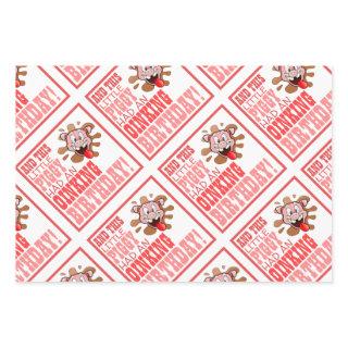 Little Piggy Birthday Party  Sheet