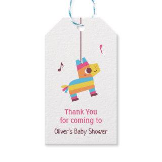 Little Pinata Mexican Themed Baby Shower Decor Gift Tags