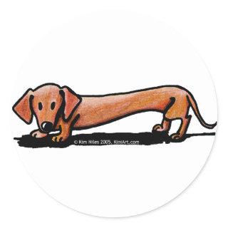 Little Red Doxie Stickers