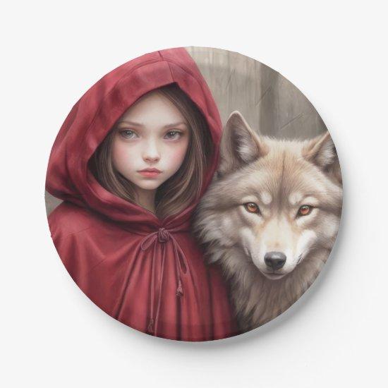 Little Red Riding Hood Paper Plates