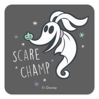 Little Zero - Scare Champ Square Sticker