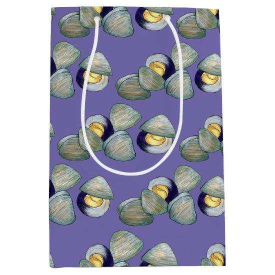 Littleneck Clams Seafood Clambake Clam Digging Medium Gift Bag