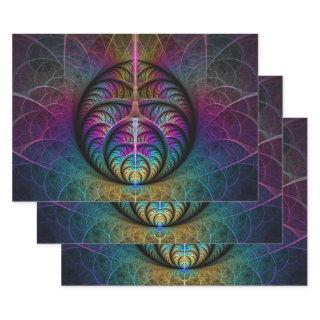 Lively Structures Colorful Abstract Fractal Art  Sheets