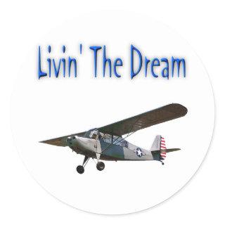 Livin' The Dream, Champ Classic Round Sticker