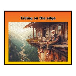 Living on the edge poster