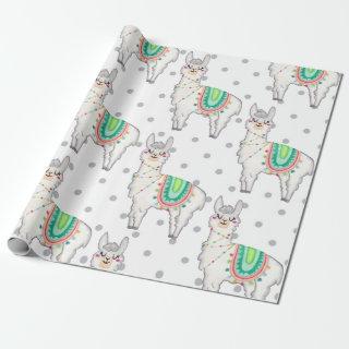 Llama Party Nursery Baby New Born Gift