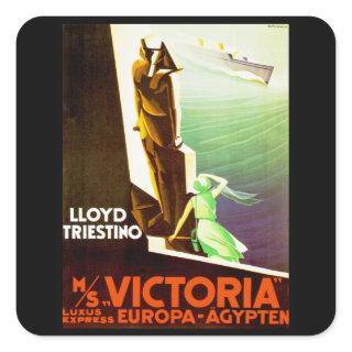 Lloyd Triestino ms Victoria Square Sticker