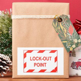 Lock Out Point Stickers