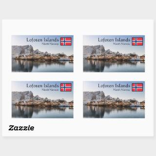 Lofoten Norway Rectangular Sticker