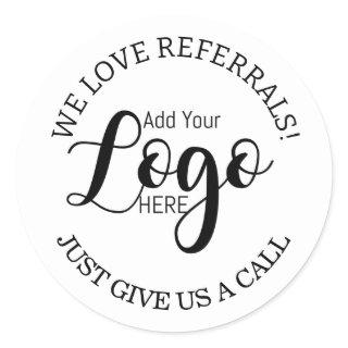 Logo sticker thank you Supporting A Small Business