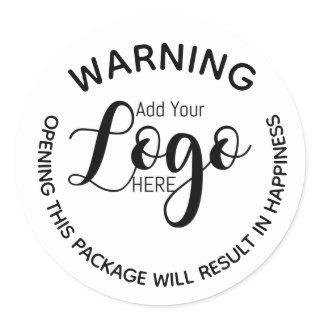Logo sticker warning happiness
