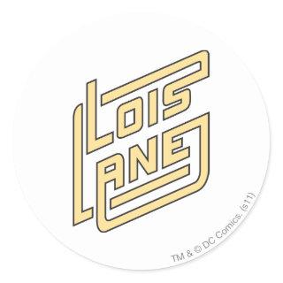 Lois Lane Logo Classic Round Sticker