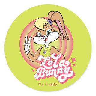 Lola Retro LOONEY TUNES™ Rings Classic Round Sticker