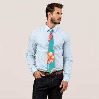 Lollipop Rainbow Colorful Personalized Pattern Neck Tie