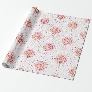 Lollipop Sweet Candy Caramel Drops Pattern