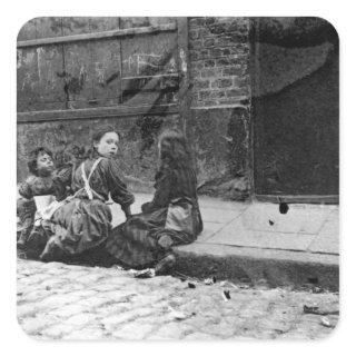 London Slums, Twine Court Square Sticker