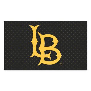 Long Beach State Polka Dots Rectangular Sticker
